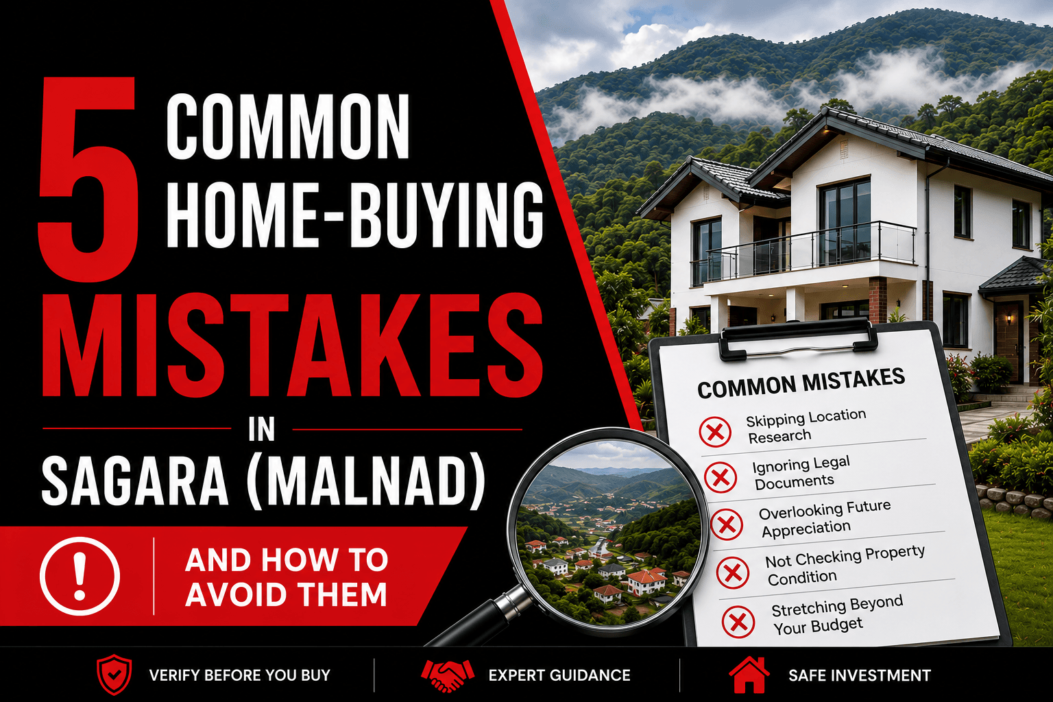 5 Common Home-Buying Mistakes in Sagara (Malnad) and How to Avoid Them